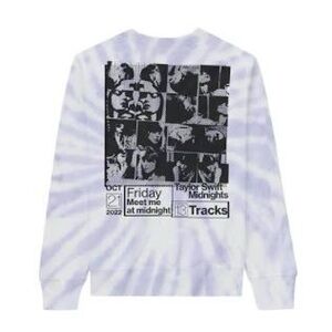 Taylor Swift Midnights Purple Spiral Crewneck